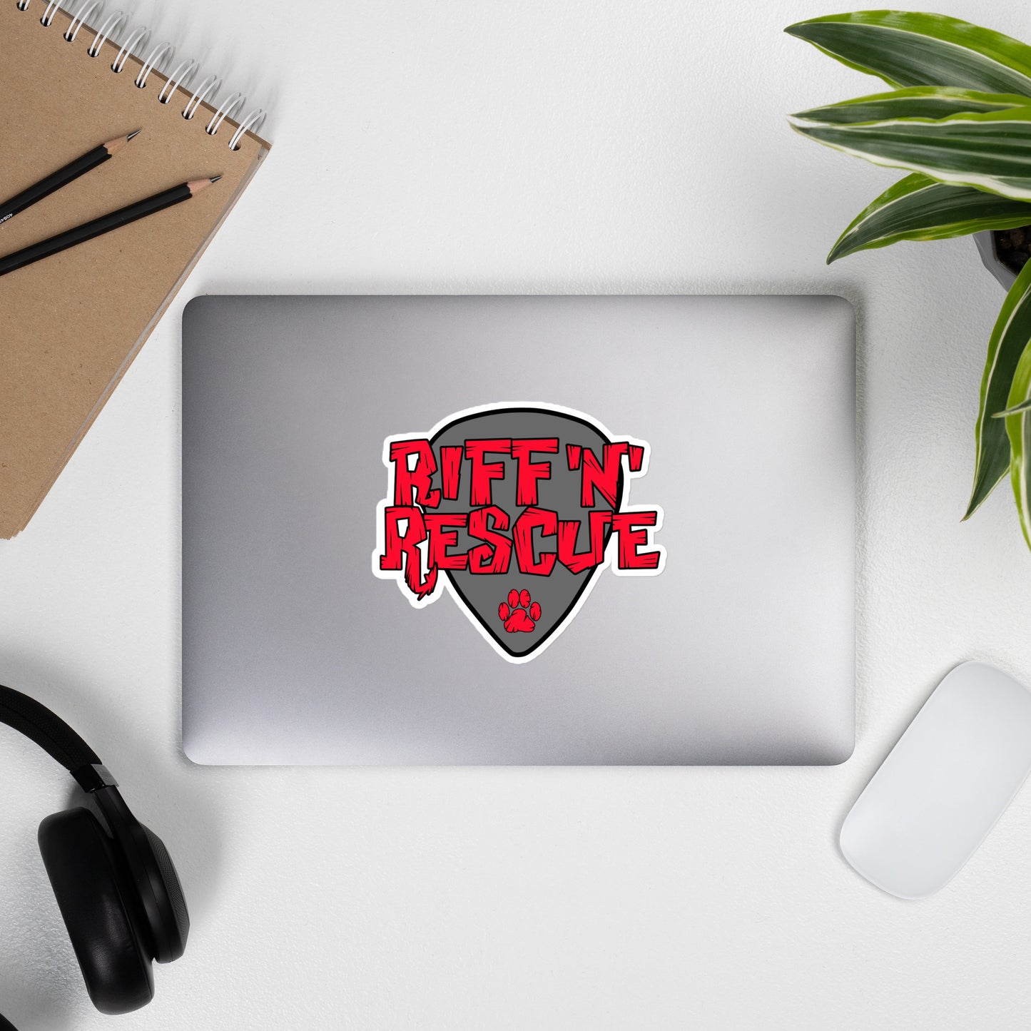 Logo Red/Grey Sticker