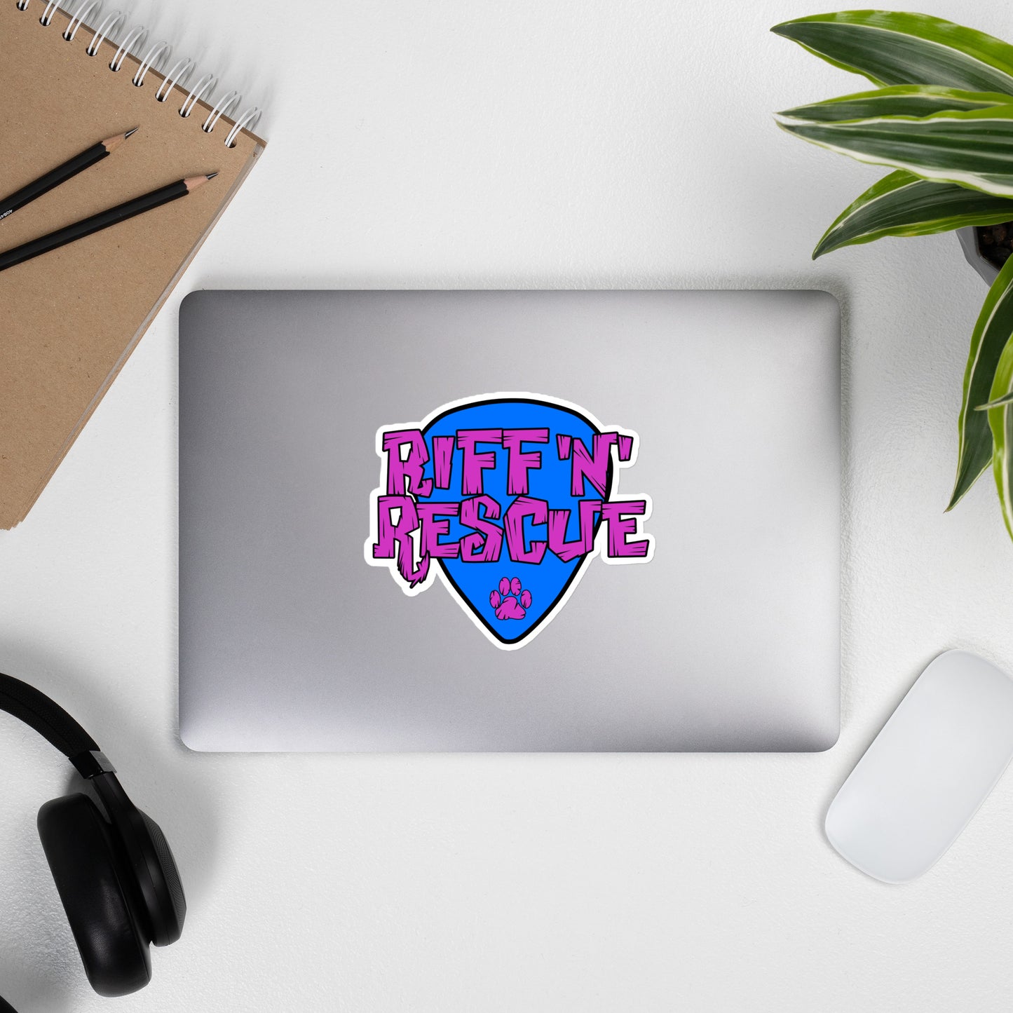 Logo Pink/Blue Sticker