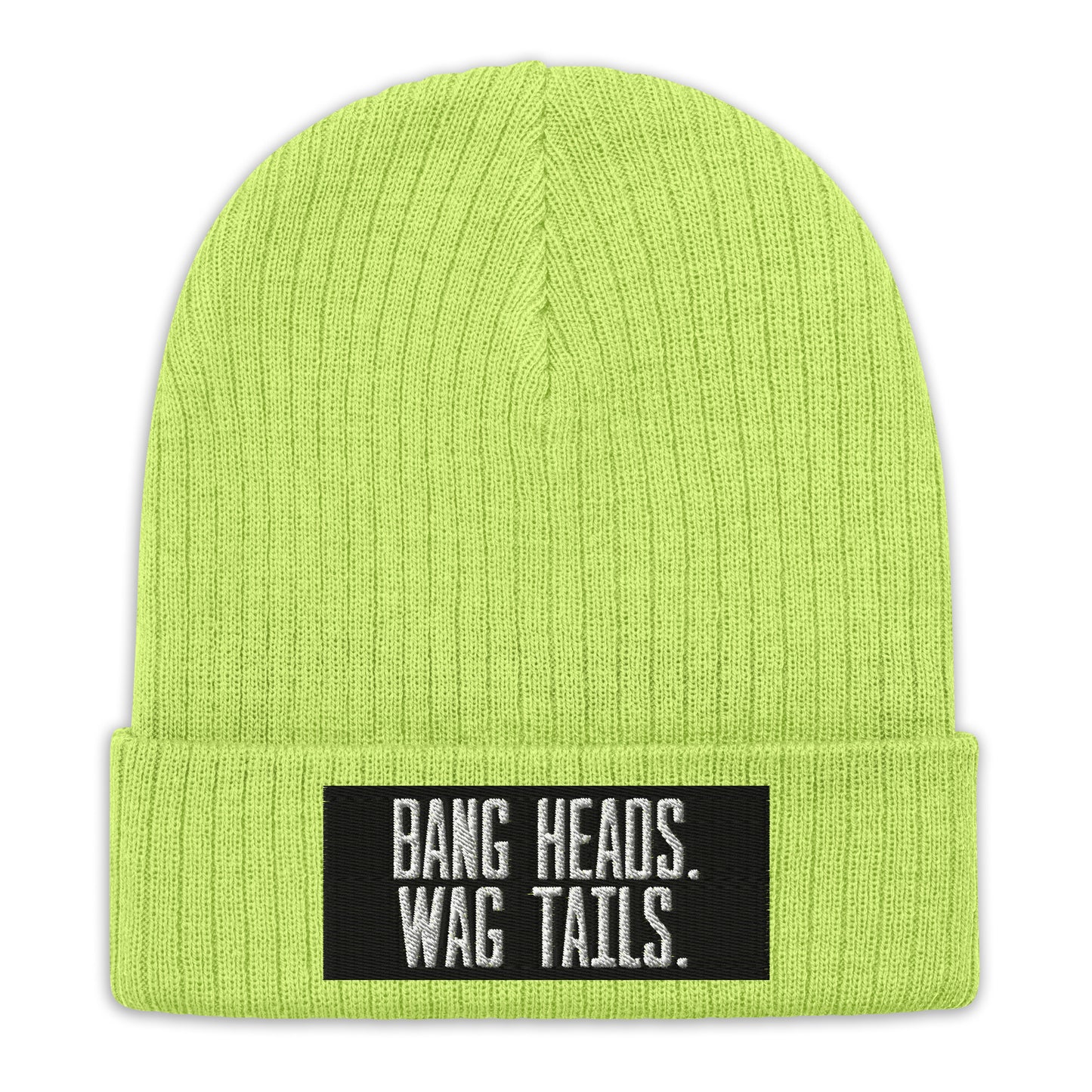 Bang Heads, Wag Tails Recycled Beanie