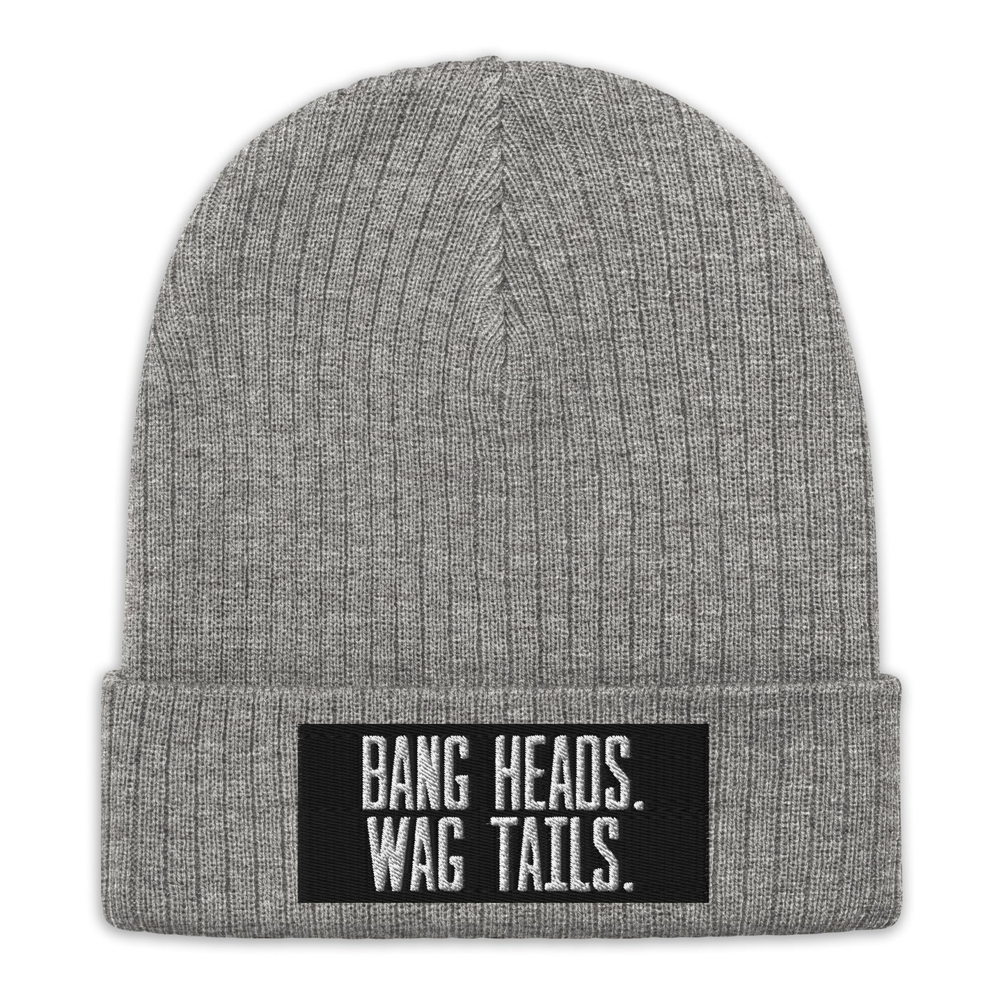 Bang Heads, Wag Tails Recycled Beanie