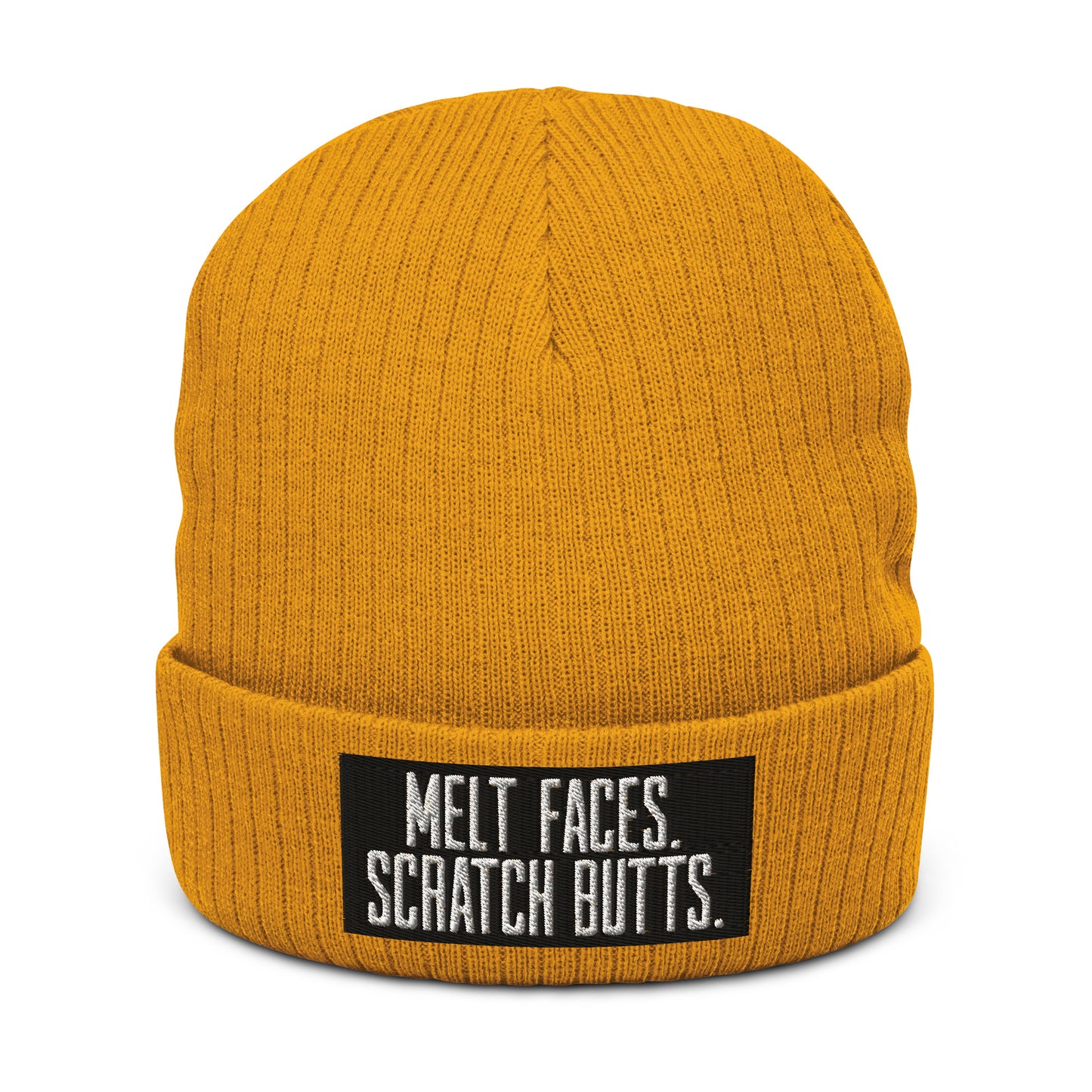 Melt Faces Scratch Butts Recycled Beanie