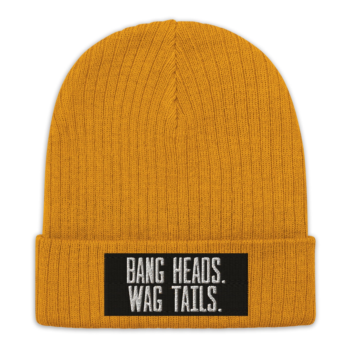 Bang Heads, Wag Tails Recycled Beanie