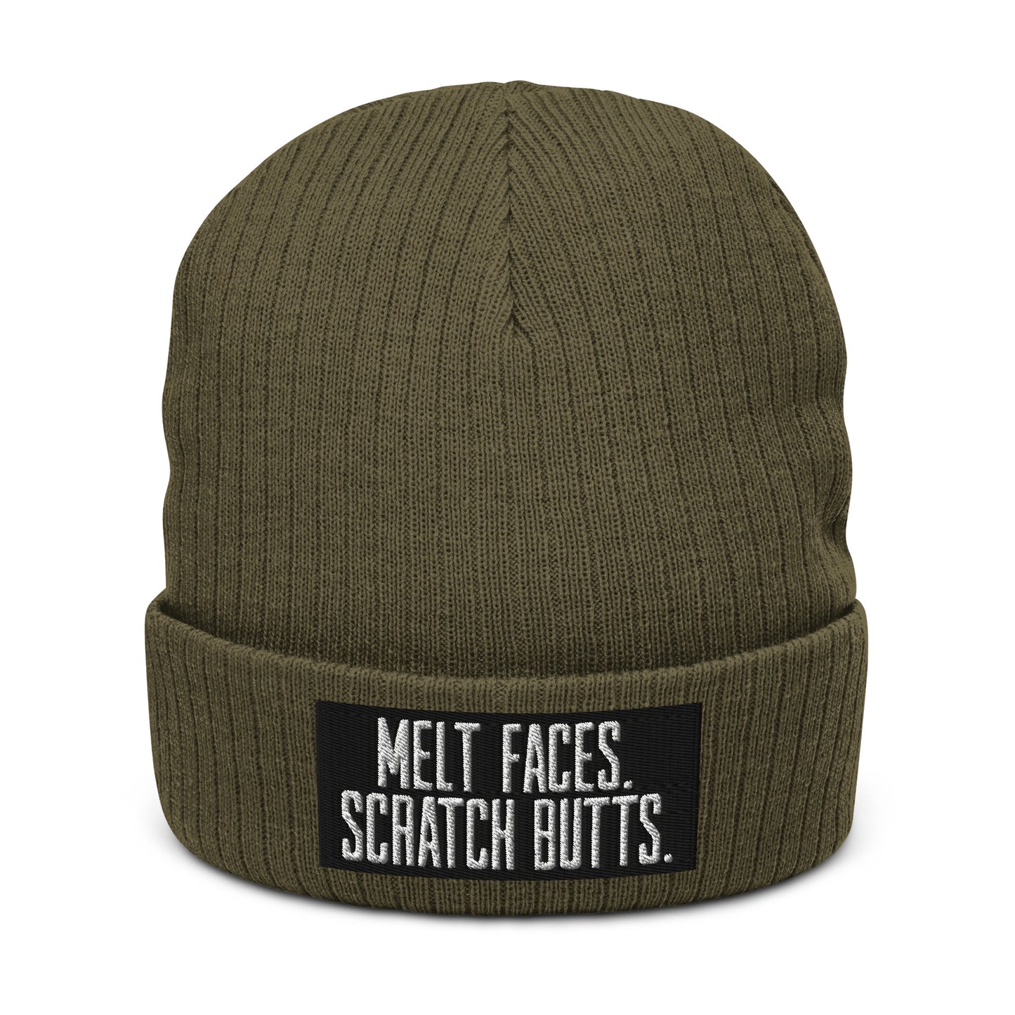 Melt Faces Scratch Butts Recycled Beanie