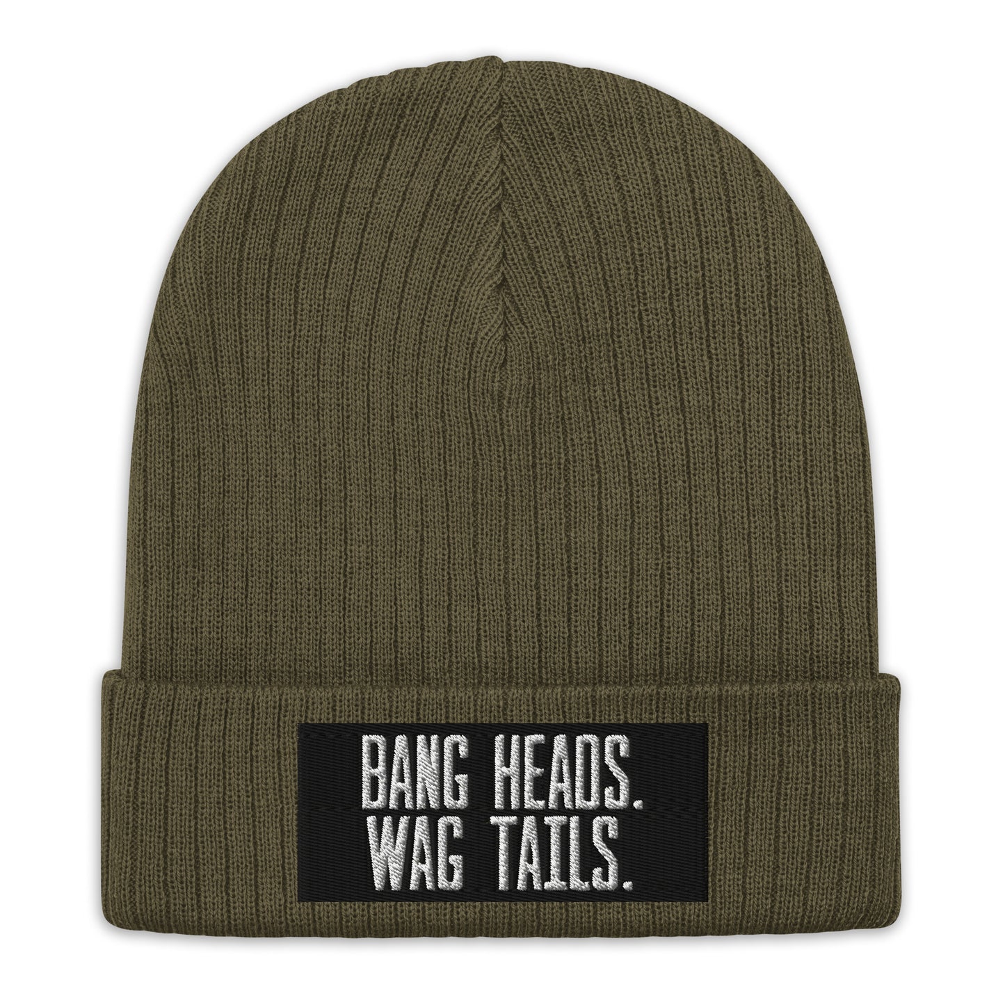 Bang Heads, Wag Tails Recycled Beanie
