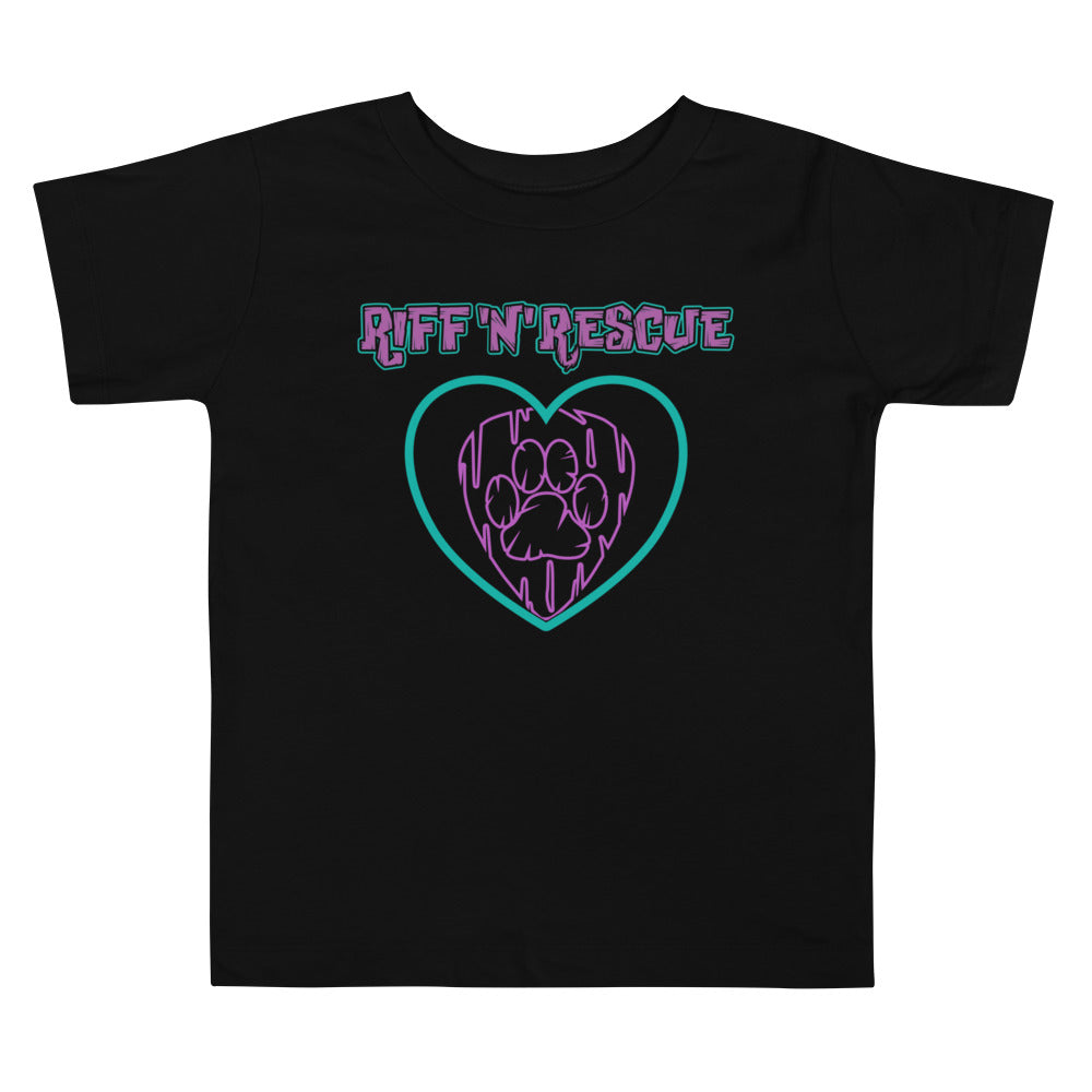 Hearts and Paws Dog Toddler Short Sleeve Tee