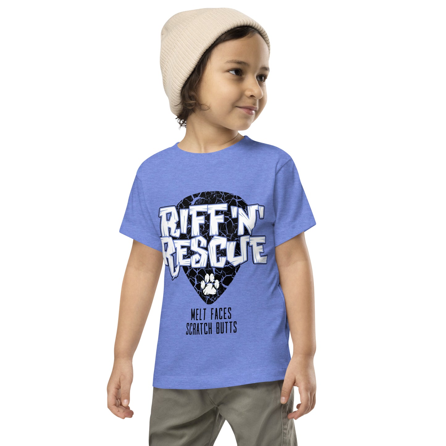 Crackle Black Toddler T-Shirt