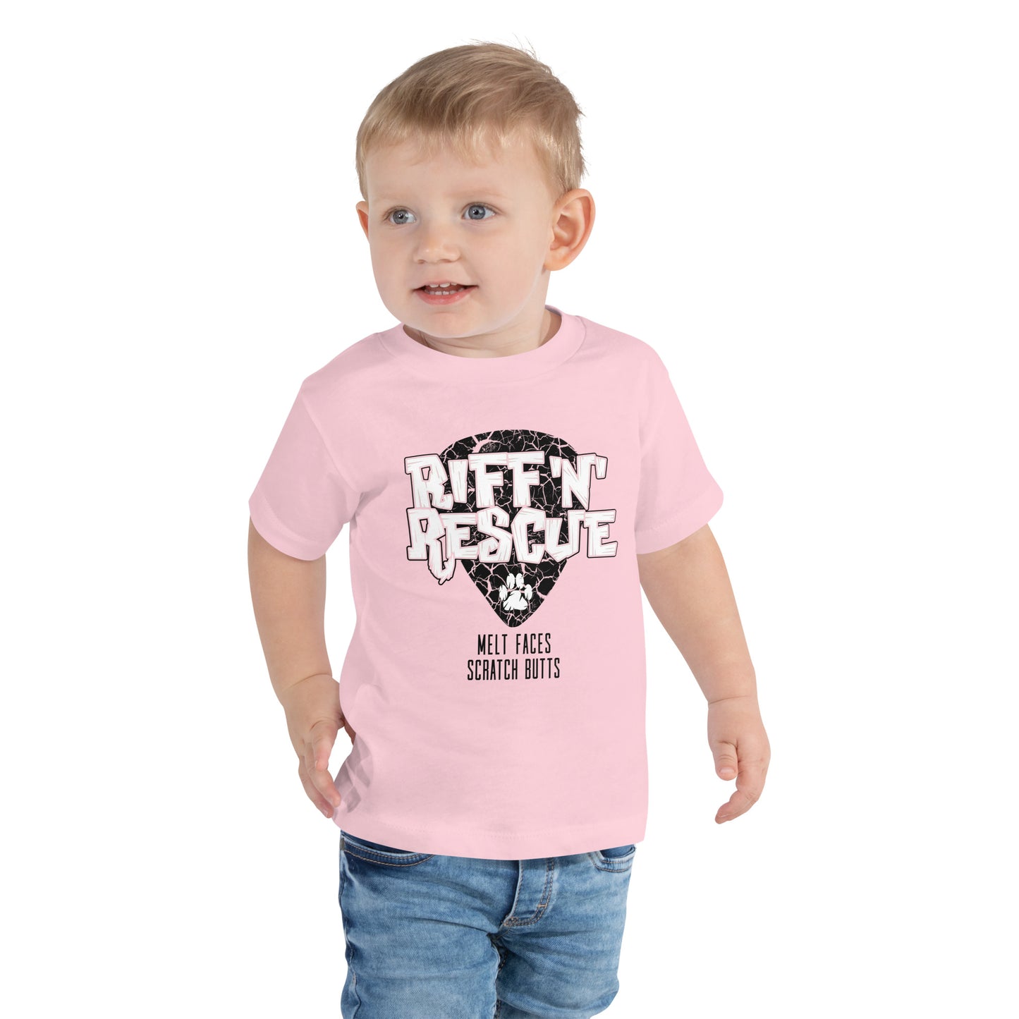 Crackle Black Toddler T-Shirt