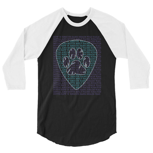 Slogan Purple Raglan