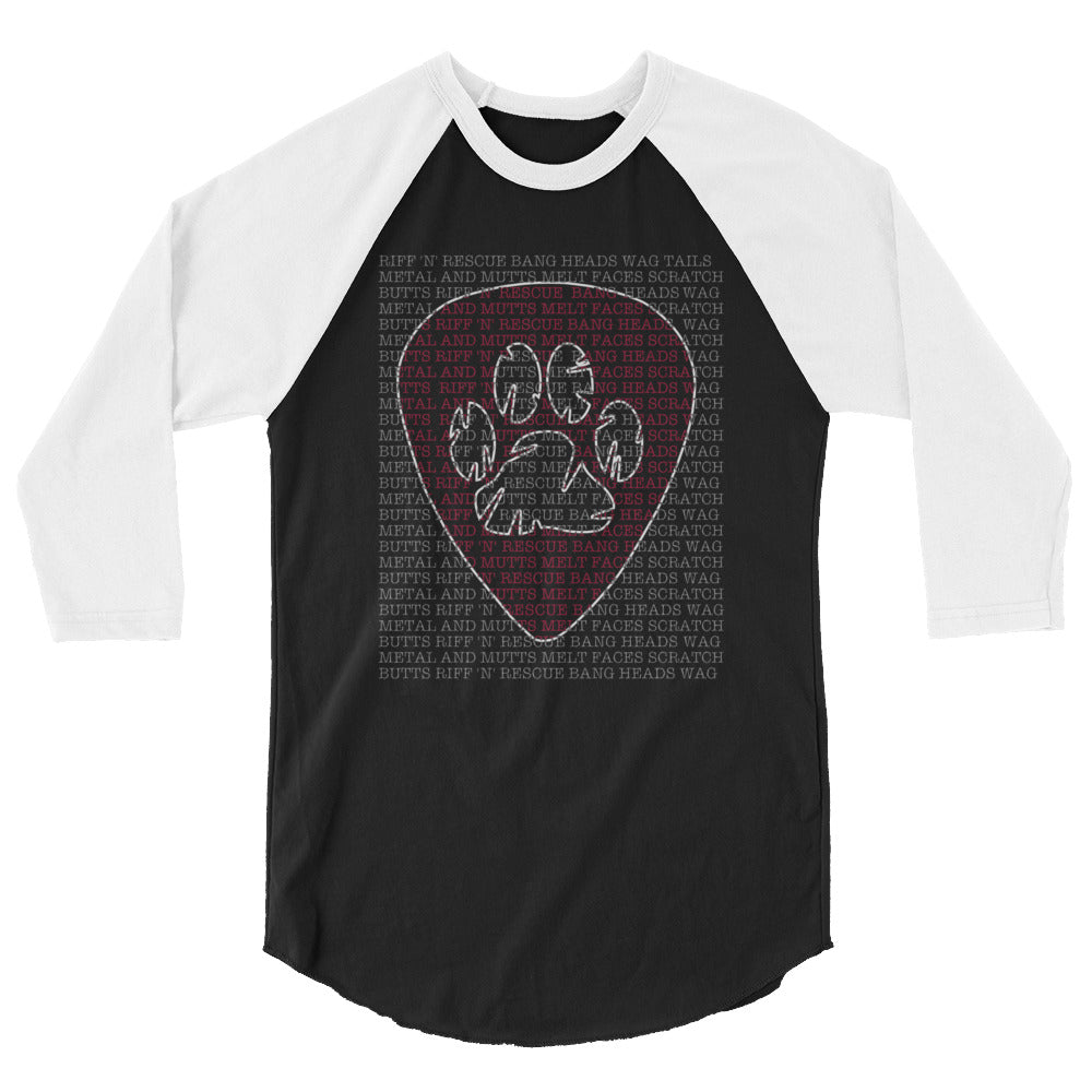 Slogan Red Raglan