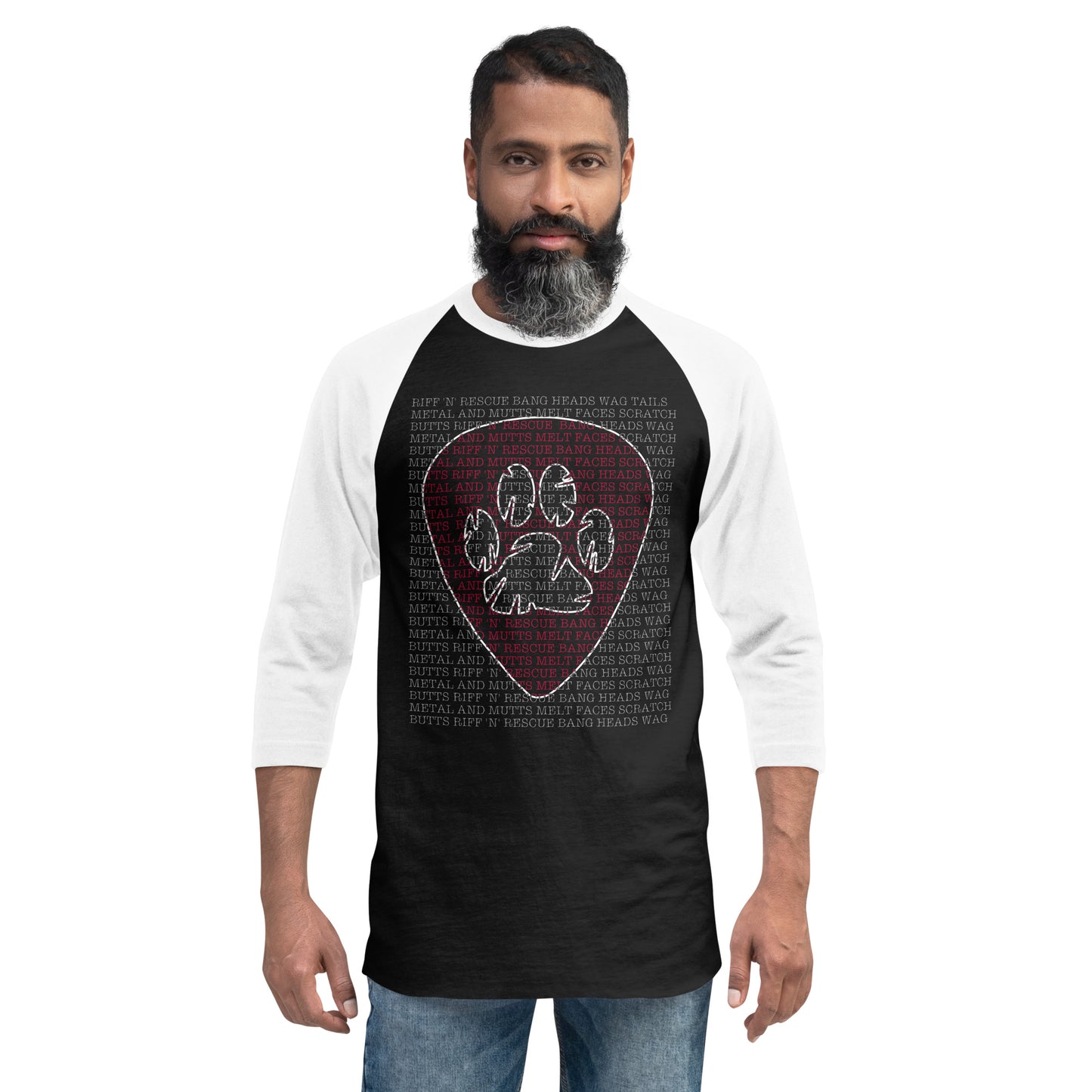 Slogan Red Raglan
