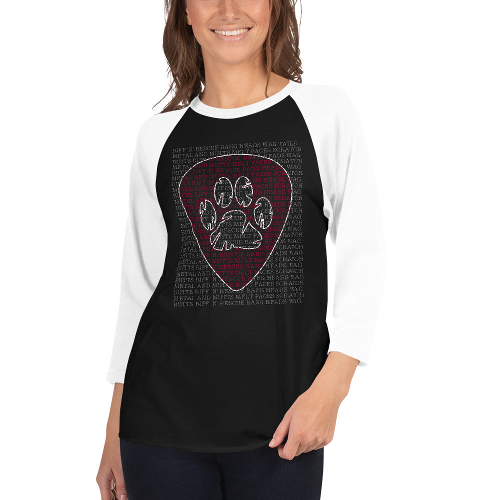 Slogan Red Raglan