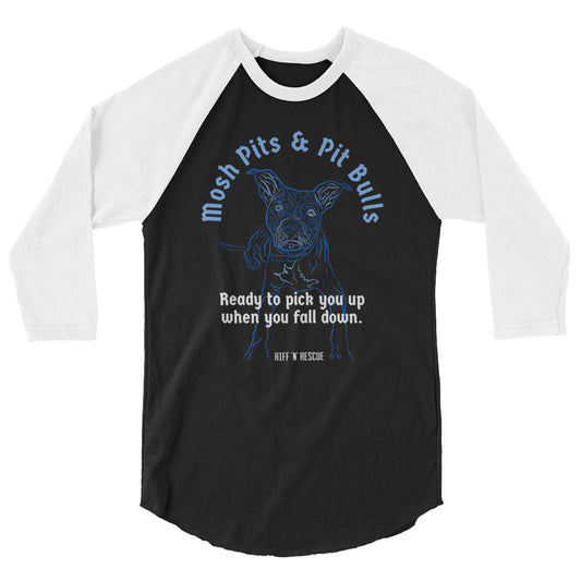 Mosh Pits and Pit Bulls Raglan