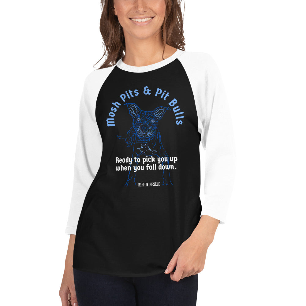 Mosh Pits and Pit Bulls Raglan