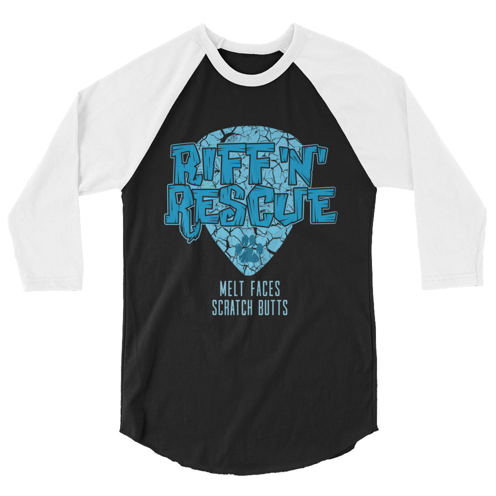 Crackle Blue Raglan