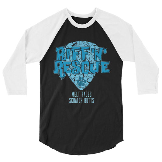 Crackle Blue Raglan