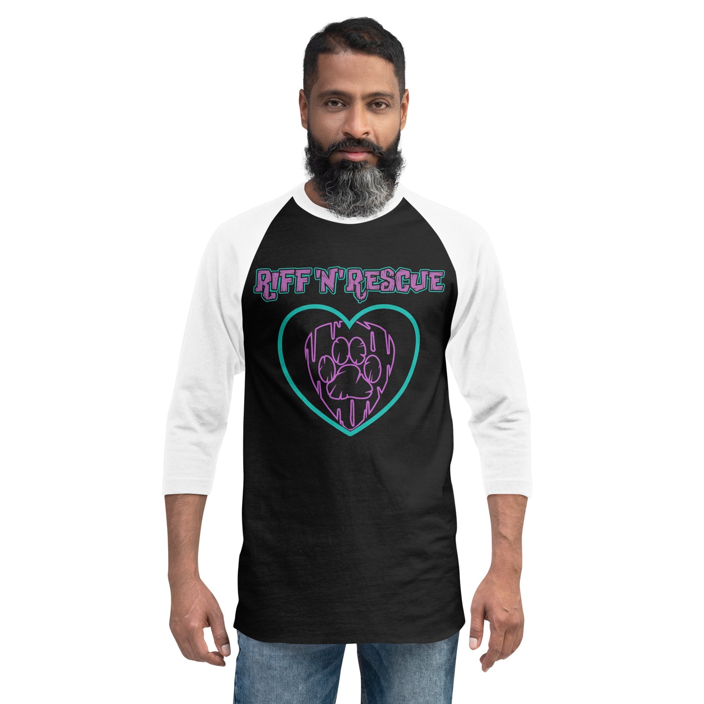Hearts and Paws Dog Raglan