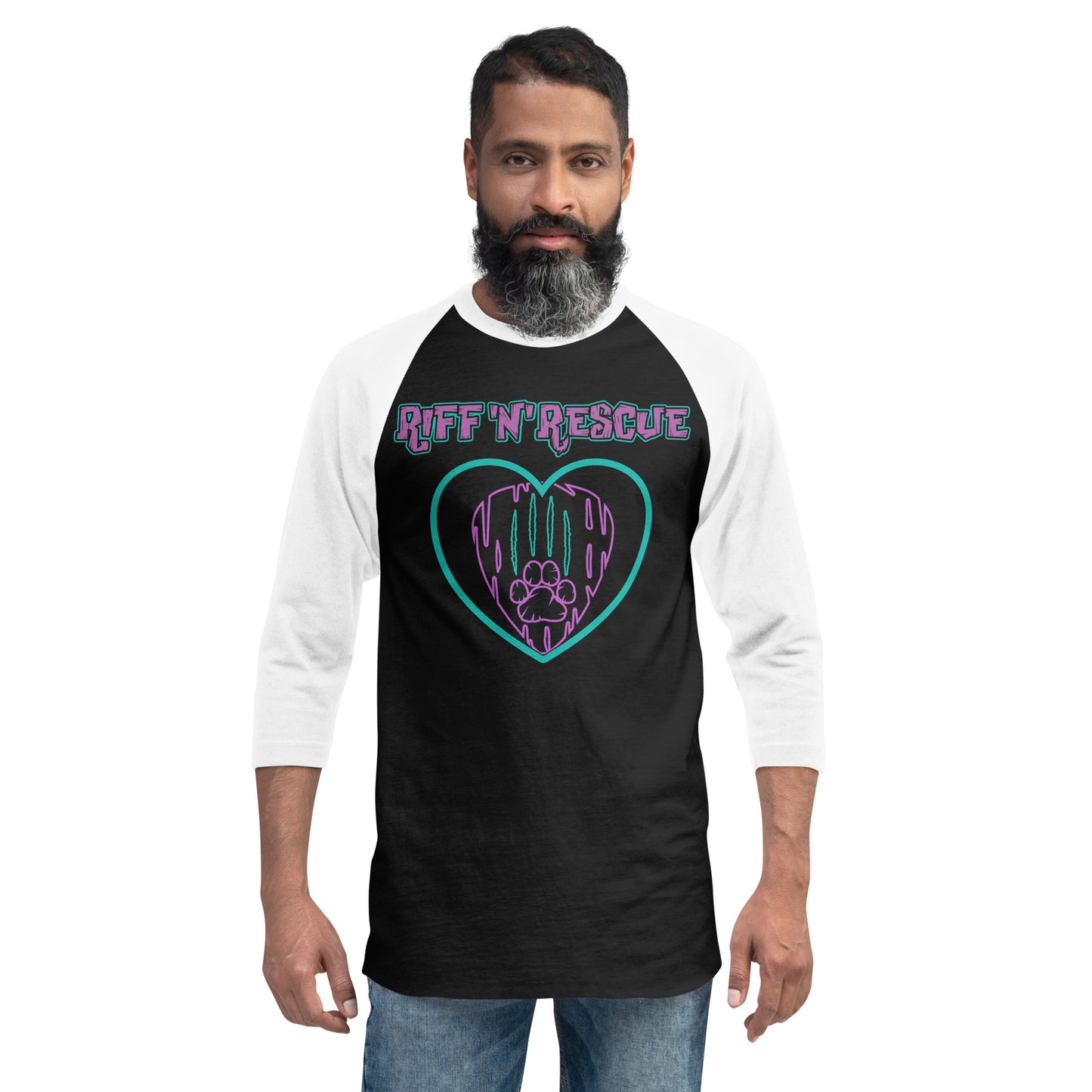 Hearts and Paws Cat Raglan