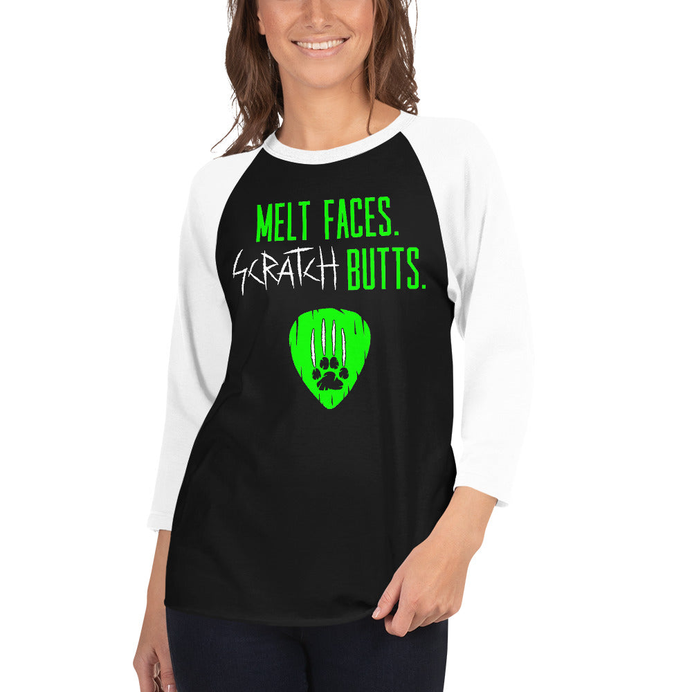 Cat Scratch Butts Raglan