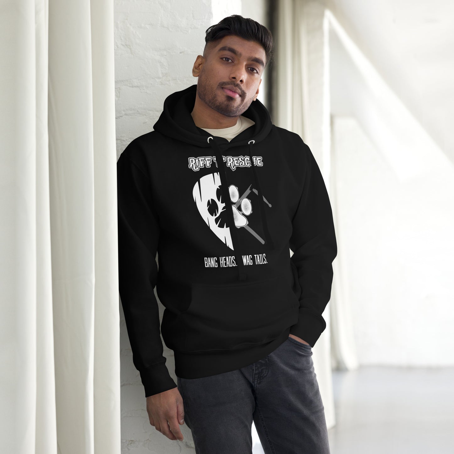 Picks, Sticks and Puppies Unisex Hoodie