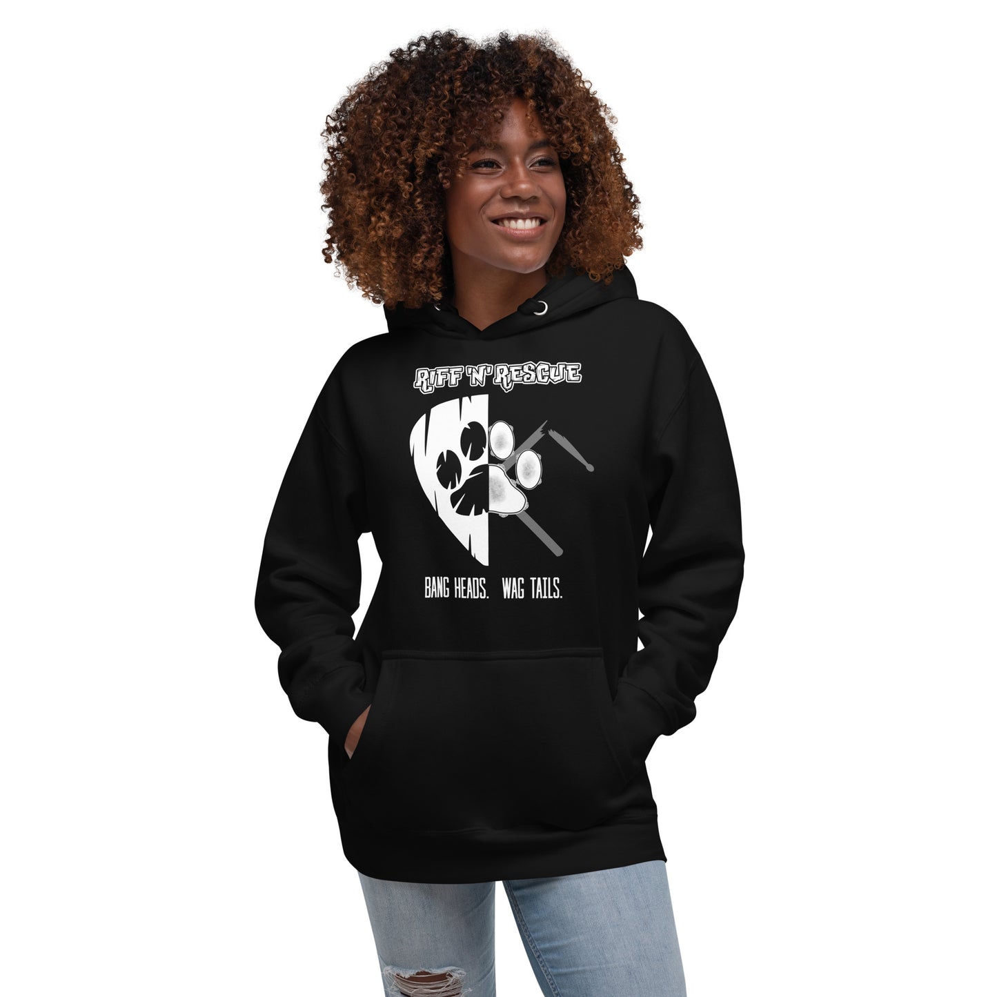 Picks, Sticks and Puppies Unisex Hoodie
