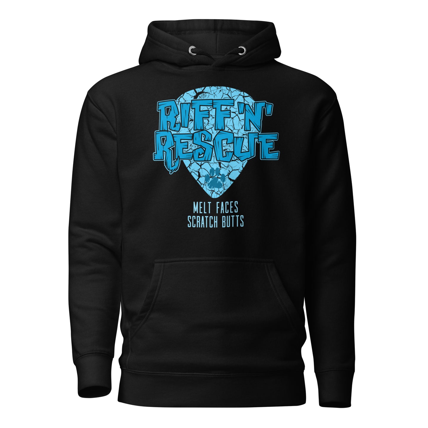 Crackle Blue Unisex Hoodie