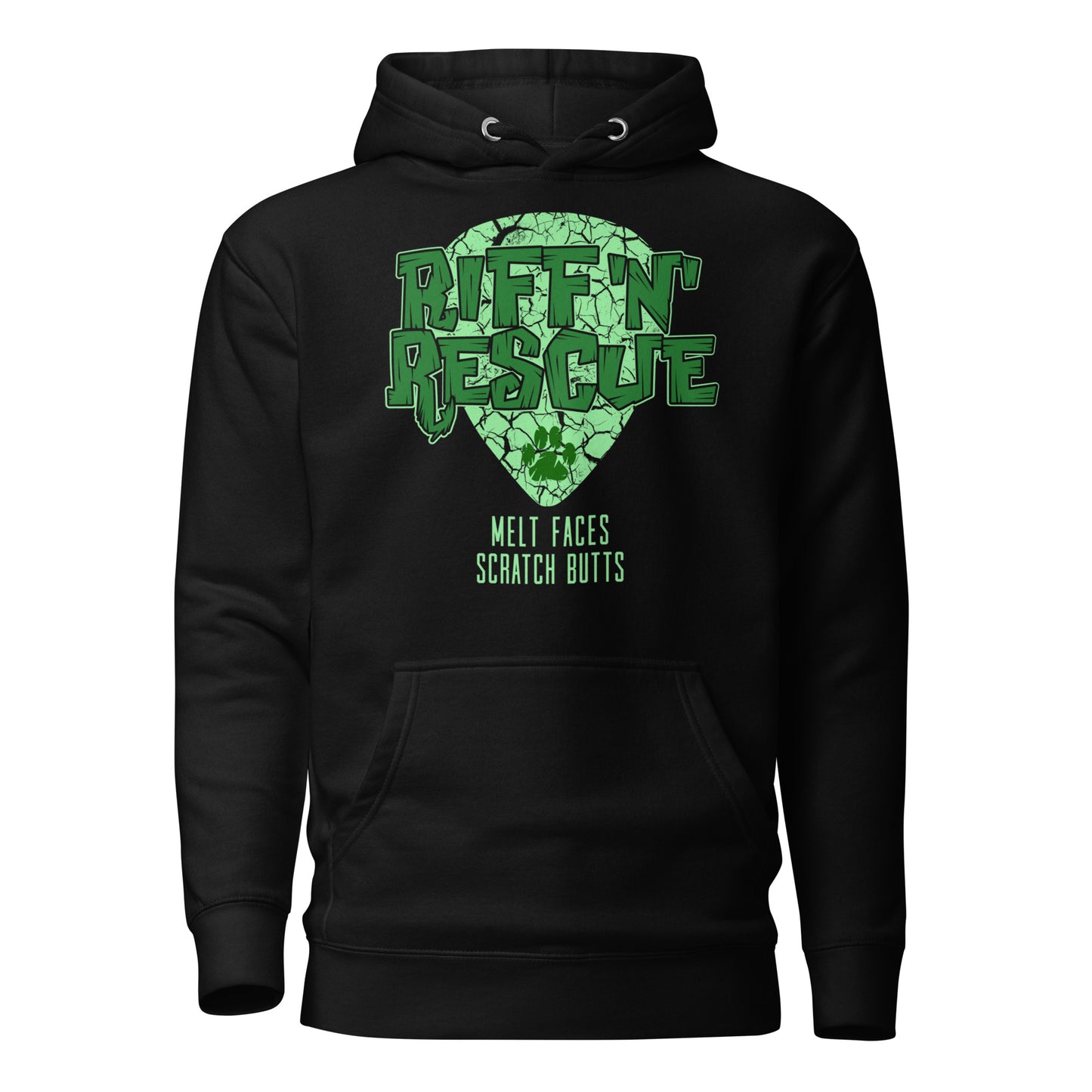 Crackle Green Unisex Hoodie