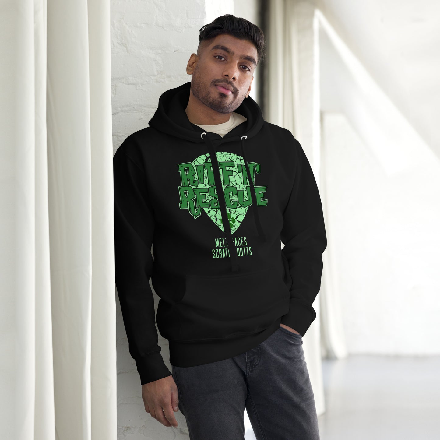 Crackle Green Unisex Hoodie