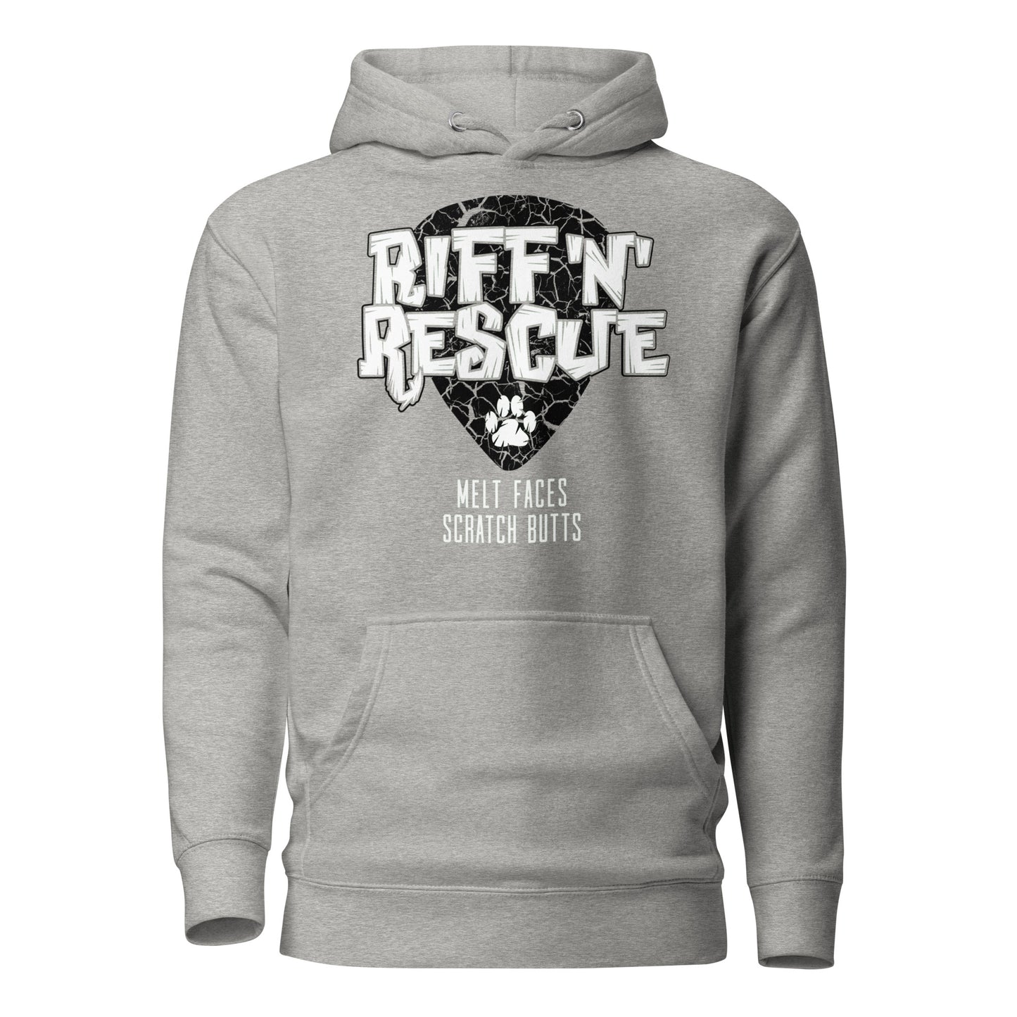 Crackle Black Unisex Hoodie