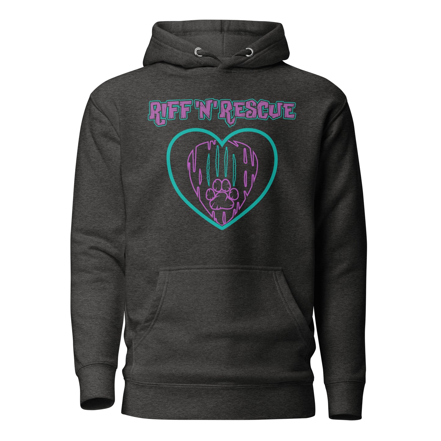 Hearts and Paws Cat Unisex Hoodie