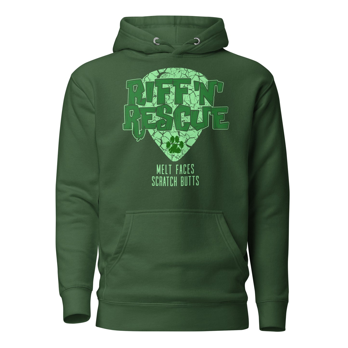 Crackle Green Unisex Hoodie