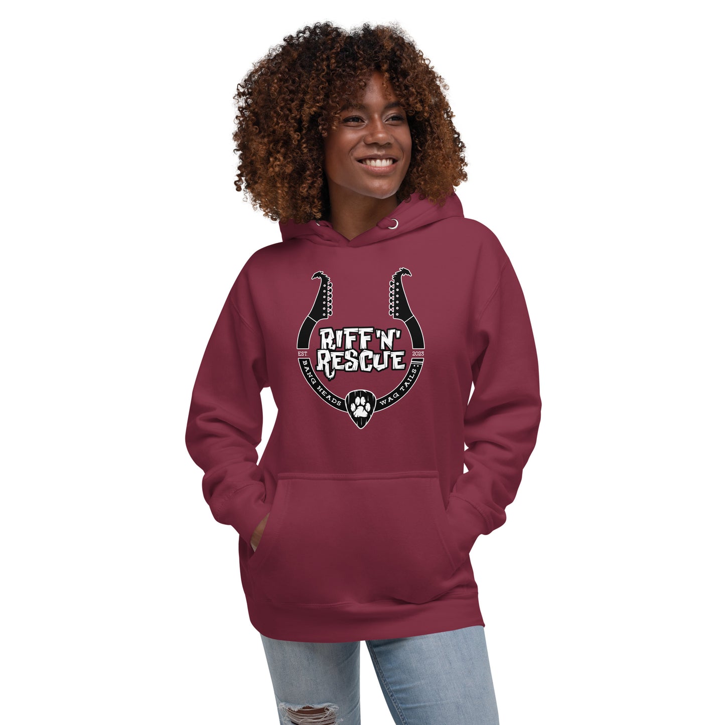 Headstock Horns Unisex Hoodie