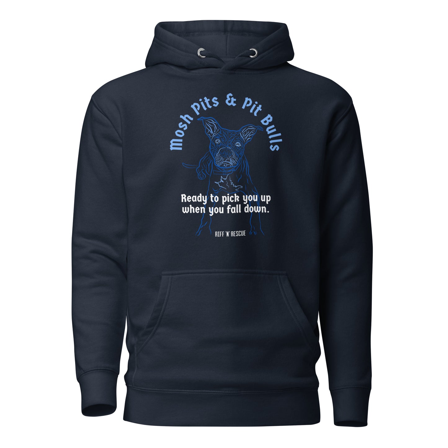 Mosh Pits and Pit Bulls Unisex Hoodie