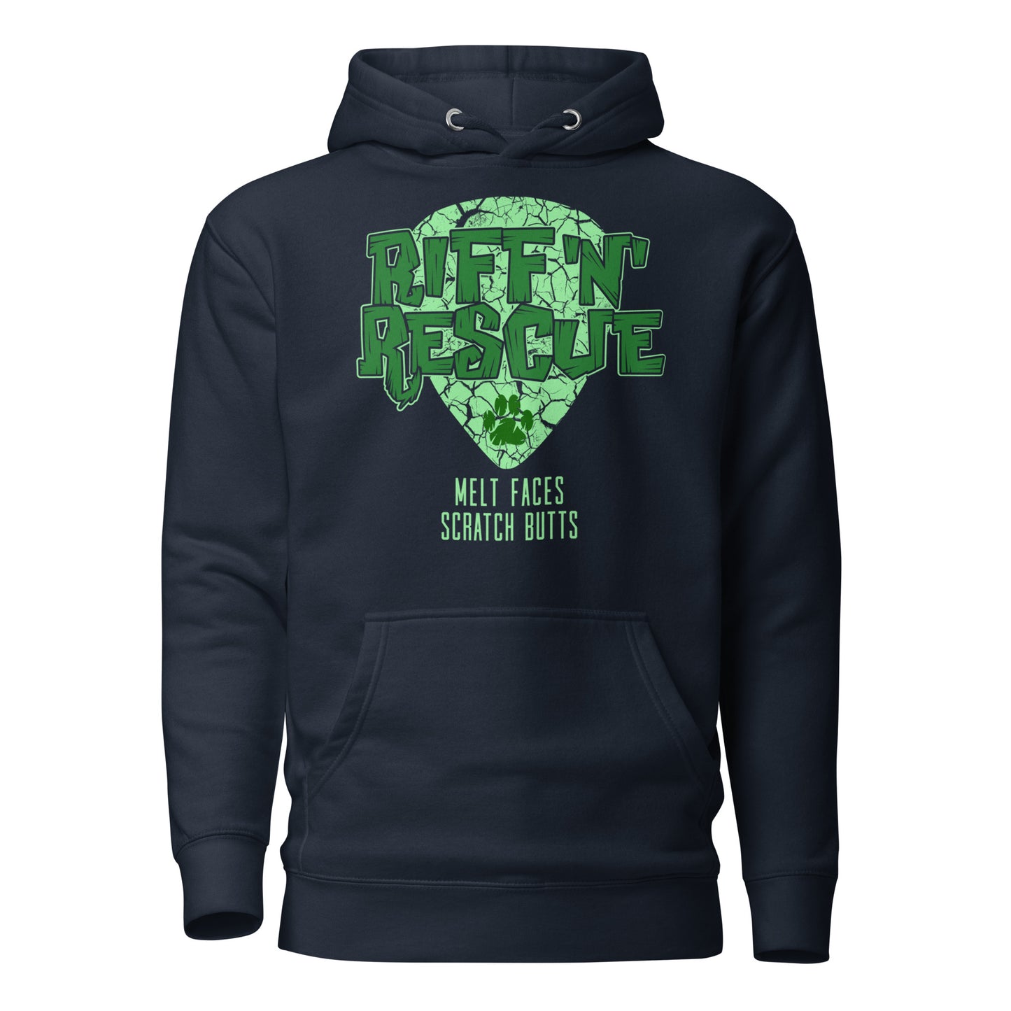Crackle Green Unisex Hoodie