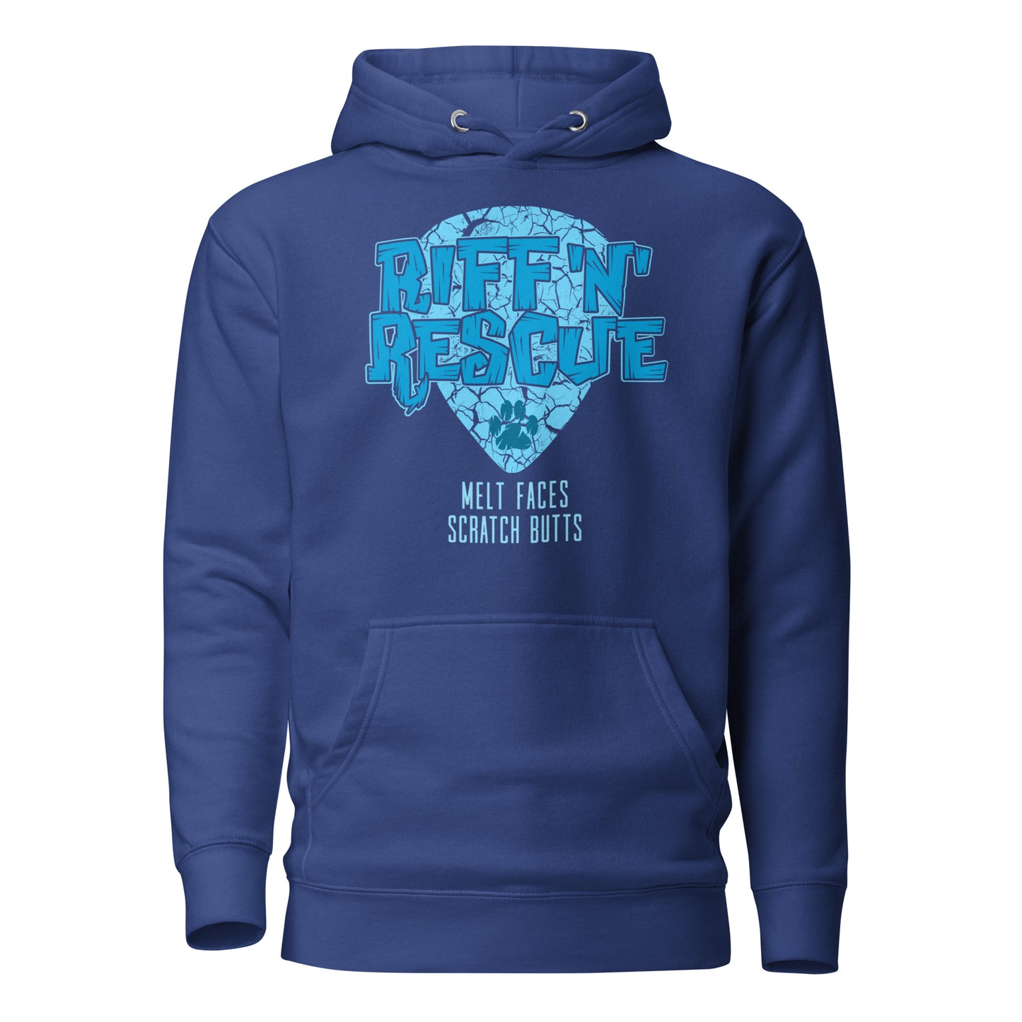 Crackle Blue Unisex Hoodie