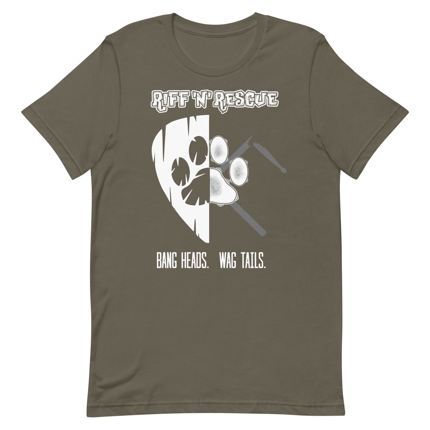Picks, Sticks and Puppies Unisex t-shirt
