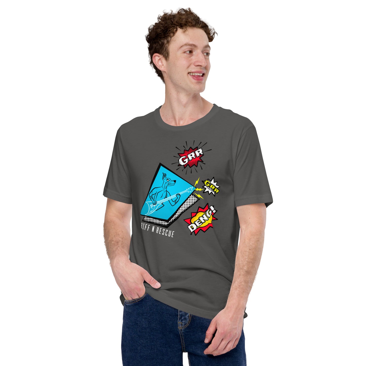 Grr Grr Deng Version 2 Unisex t-shirt