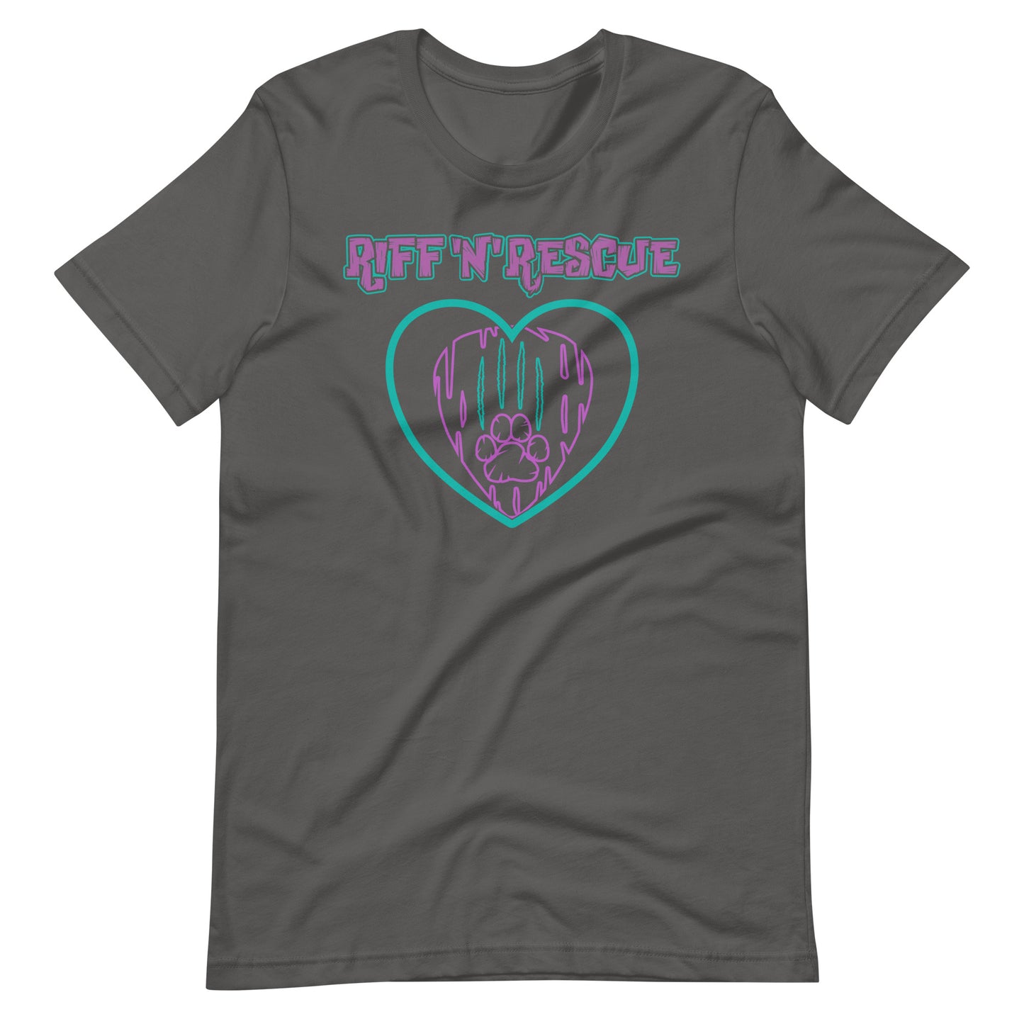 Hearts and Paws Cat Unisex T-Shirt
