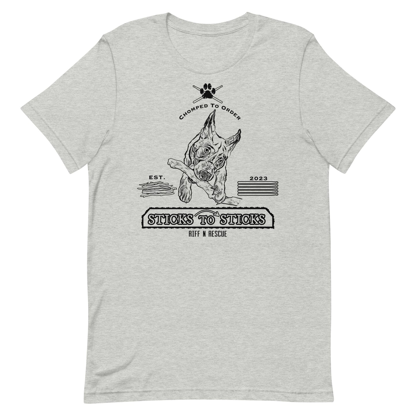 Sticks to Sticks Unisex t-shirt