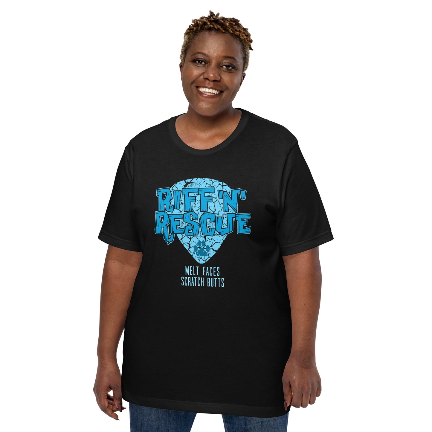 Crackle Blue Raglan