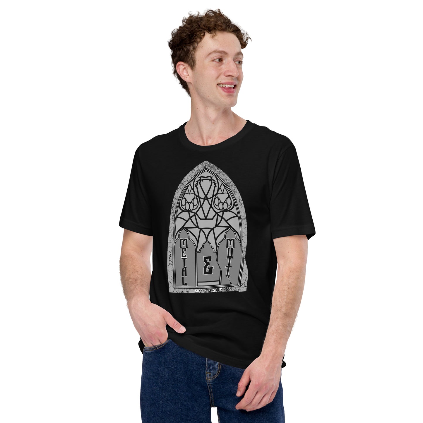 Metal and Mutts Unisex t-shirt