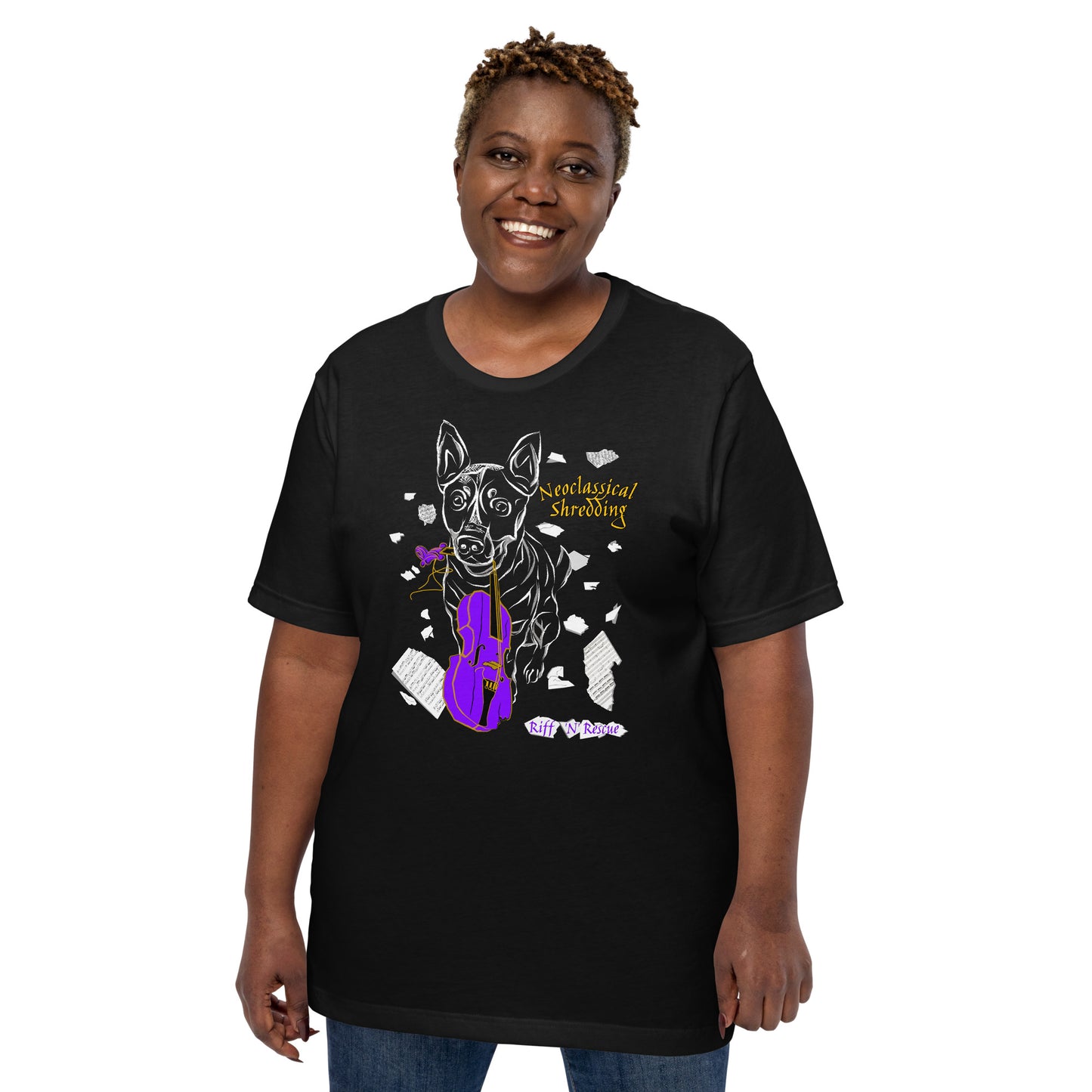 Neoclassical Shredding Unisex t-shirt (Blinky)