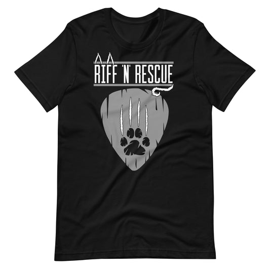 Cat Scratch Logo Grey Unisex T-Shirt