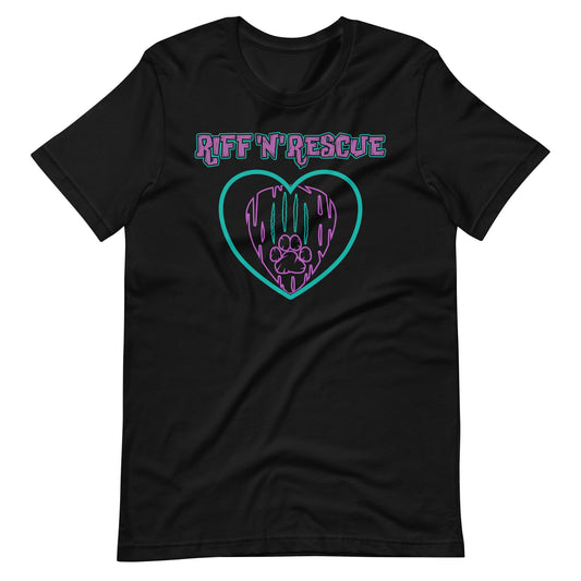 Hearts and Paws Cat Unisex T-Shirt