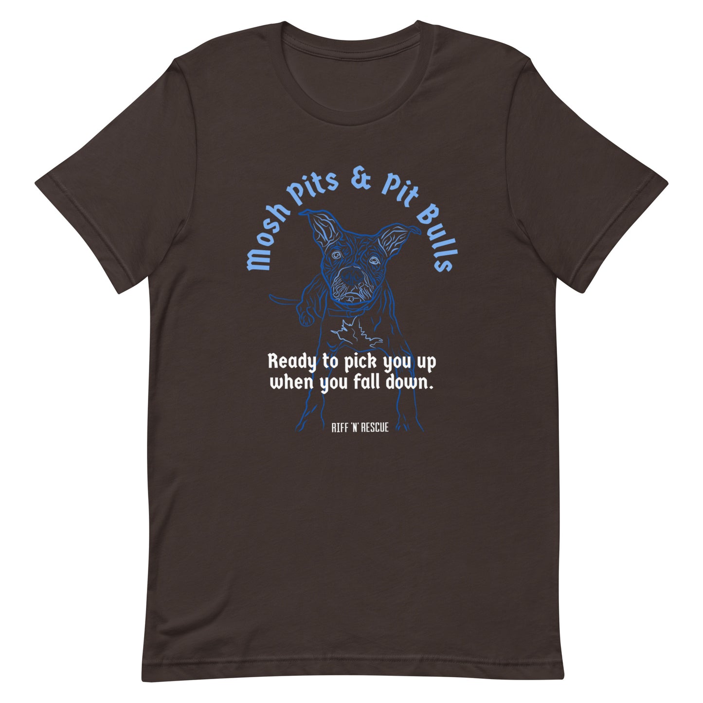 Mosh Pits and Pit Bulls Unisex t-shirt