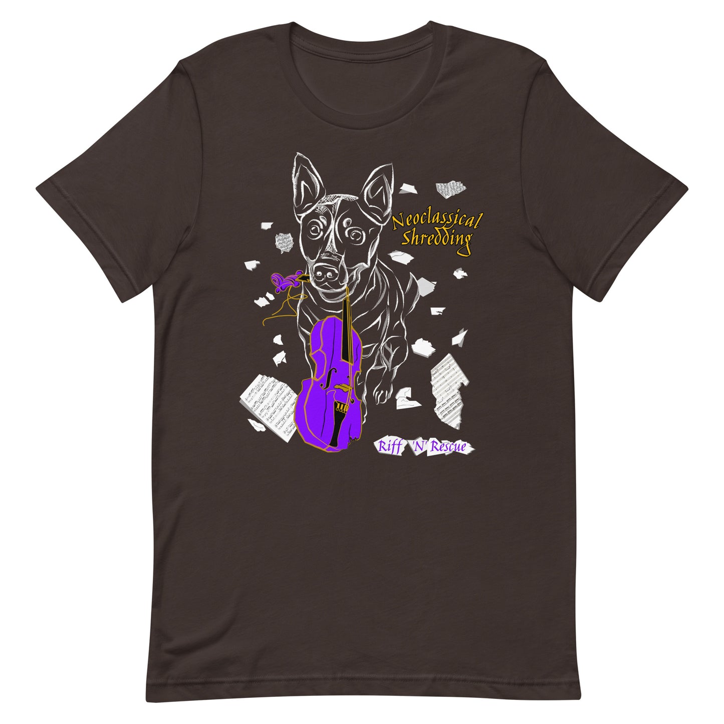 Neoclassical Shredding Unisex t-shirt (Blinky)