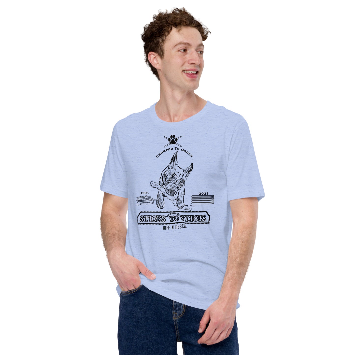 Sticks to Sticks Unisex t-shirt