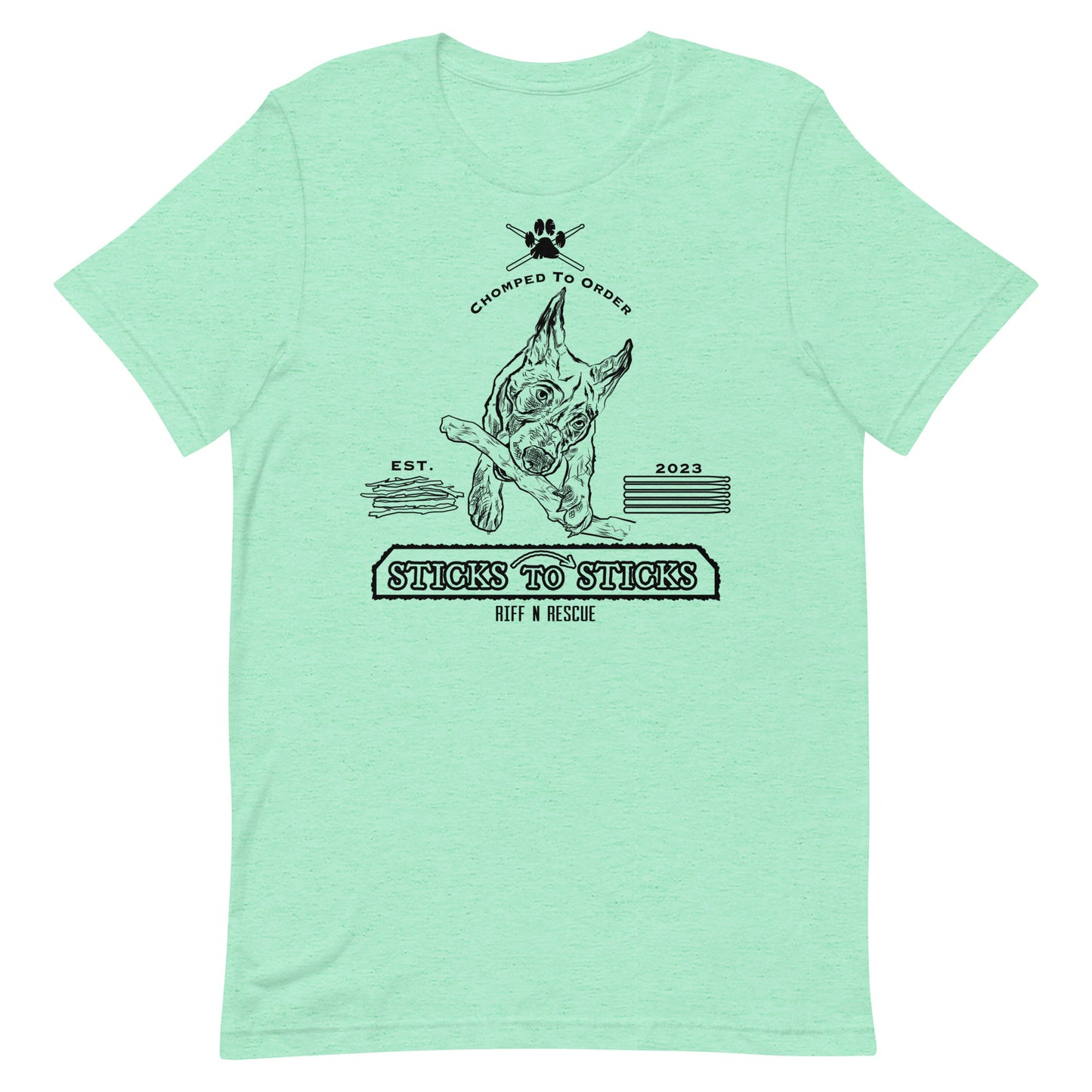 Sticks to Sticks Unisex t-shirt