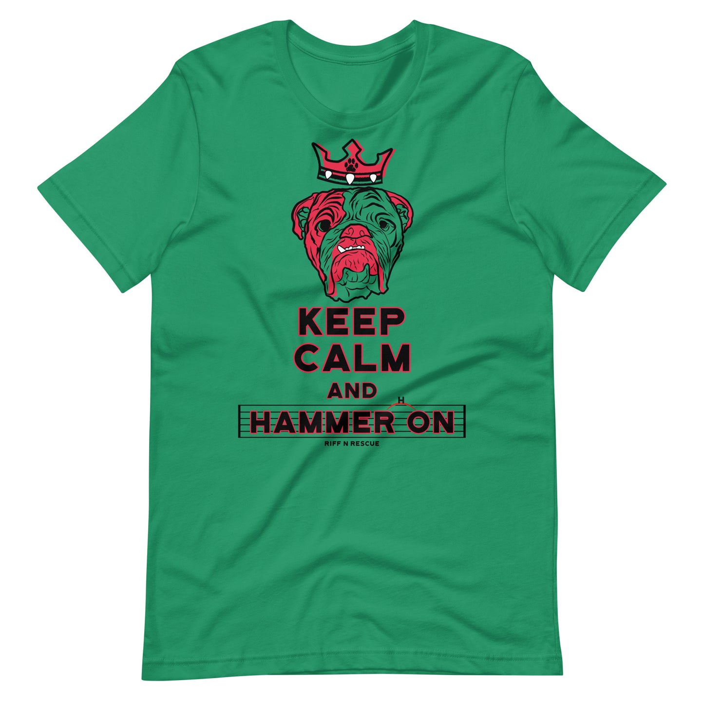 Keep Calm and Hammer On Raglan