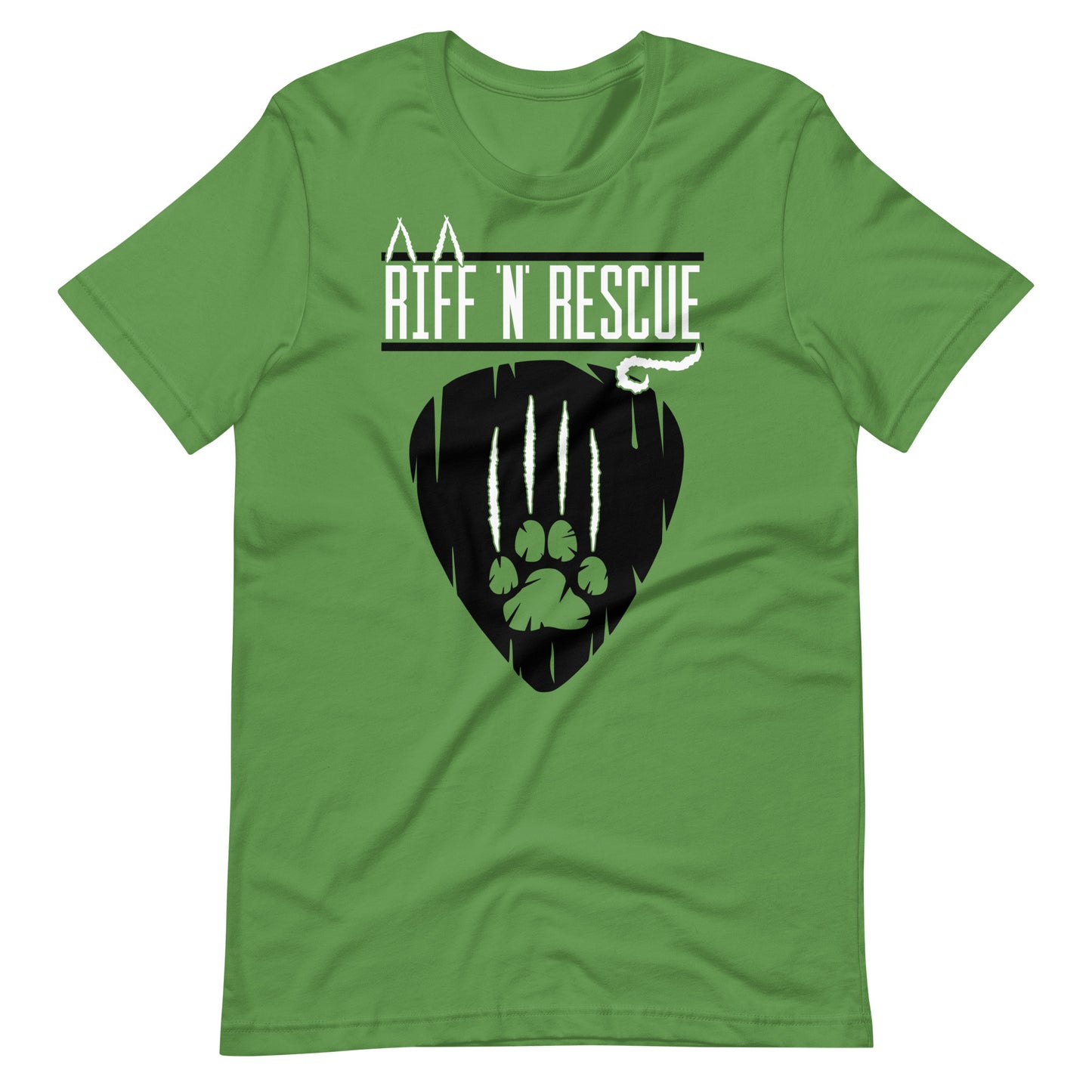 Cat Scratch Logo Black Unisex T-Shirt