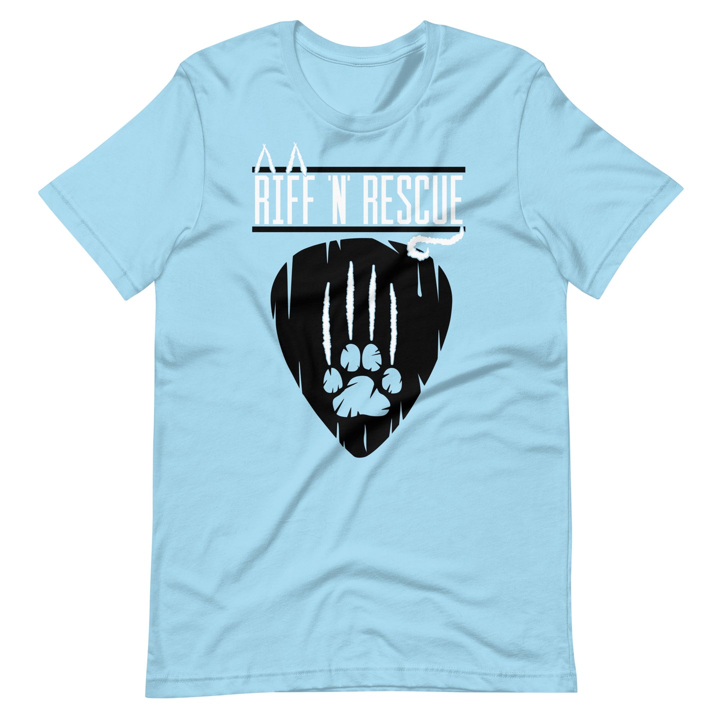 Cat Scratch Logo Black Unisex T-Shirt